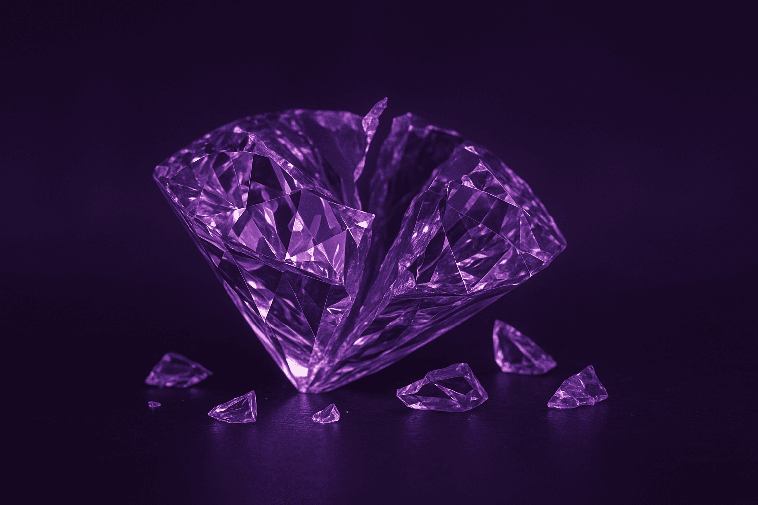 Diamond symbolizing the tension between beauty and functionality